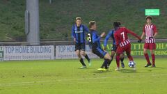 El golazo de equipo juvenil del Atlético de Madrid en Bélgica