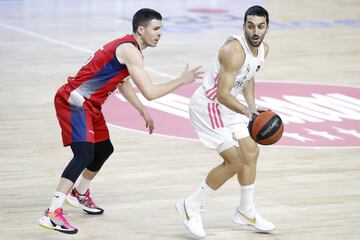 El argentino acabó con 20 puntos, 4 asistencias y 5 robos ante el Manresa y se fue ovacionado por sus compañeros. Se despide a lo grande dejando al Real Madrid invicto.