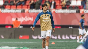 Juan Dinenno of Pumas during the game Tijuana vs Pumas UNAM, corresponding to Round 01 of the Torneo Apertura 2023 of the Liga BBVA MX, at Caliente Stadium, on June 30, 2023.

<br><br>

Juan Dinenno de Pumas durante el partido Tijuana vs Pumas UNAM, correspondiente a la Jornada 01 del Torneo Apertura 2023 de la Liga BBVA MX , en el Estadio Caliente, el 30 de Junio de 2023.