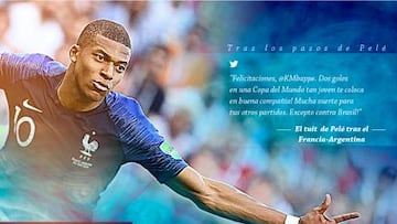 Mbappé deslumbra en Rusia: el gráfico de su consagración