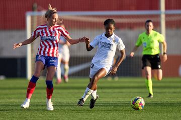 Imágenes del partido entre Atlético de Madrid y Real Madrid en la Liga F.