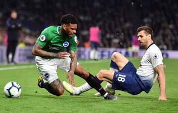 Tottenham venció al Brighton en la fecha 33 de la Premier League. El gol lo anotó Christian Eriksen en el minuto 88'. 