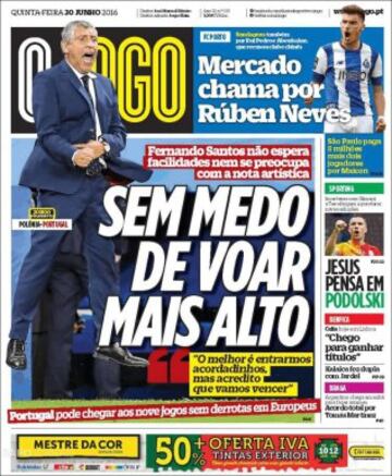 Portadas de la prensa mundial