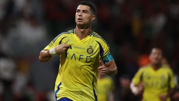 Cristiano Ronaldo celebra su gol ante Al Ettifaq.