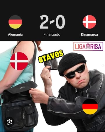 El casi descalabro de Inglaterra y la goleada de España, protagonistas de los memes de octavos