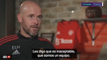 Erik Ten Hag, técnico del Manchester United