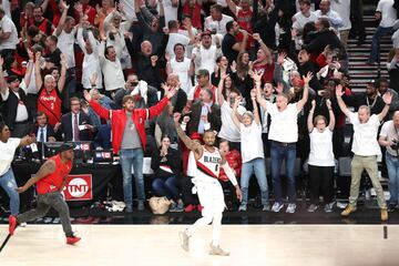 Portland Trail Blazers vencieron a Oklahoma City Thunder en los Playoffs de la NBA