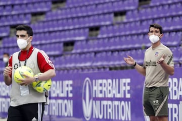 Fernando, utillero del Cholo, en Zorrilla.