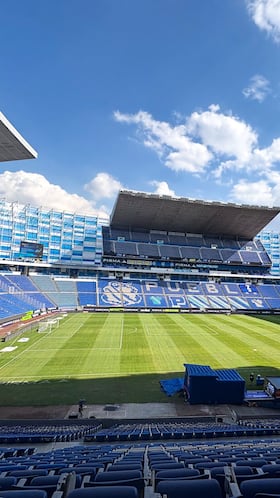 General View Stadium during the 2nd round match between Cruz Azul and Atlas as part of the Liga BBVA MX, Torneo Clausura 2026 at Cuauhtemoc Stadium, on January 14, 2026 in Puebla, Mexico.