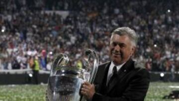 AFICIONADO. Ancelotti acudir&aacute; la temporada que viene al Bernab&eacute;u como un abonado m&aacute;s a presenciar los partidos del Real Madrid.