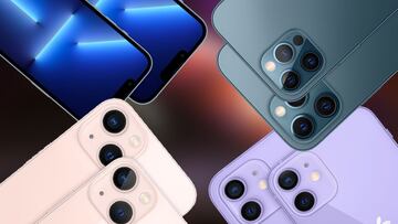 iPhone 13, Mini, Pro y Pro Max vs iPhone 12, Mini, 12 Pro y Pro Max