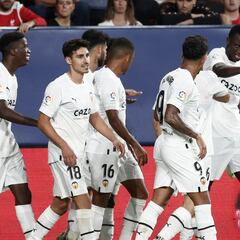 Resumen y goles del Osasuna 1 - Valencia 2: LaLiga Santander