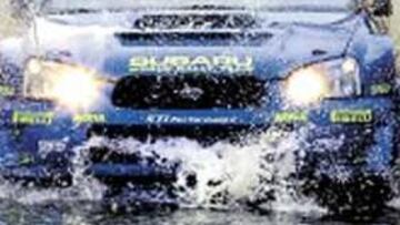 <b>EN CABEZA</B>Solberg consiguió diferencias mínimas ayer.