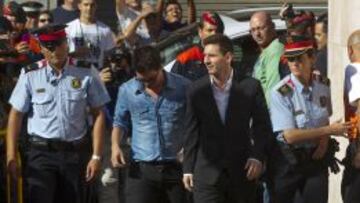 Messi deberá repetir el paseo de entrada al juzgado de Gavà tal y como el pasado 17 de septiembre.