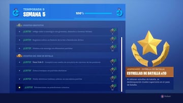 Fortnite Battle Royale: desaf&iacute;os de la Semana 5 de la Temporada 9