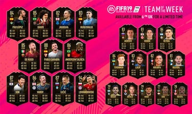 FIFA 19 TOTW 30: EA Sports presenta el equipo de la semana