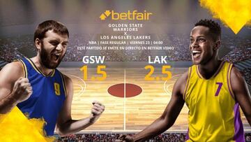 Golden State Warriors vs. Los Angeles Lakers: horario, TV, estadísticas, clasificación y pronósticos
