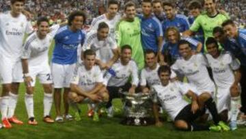 En 2013 se celebró la última edición del Trofeo Bernabéu ante el Al-Sadd.