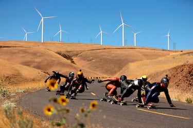 Skate en el Maryhill Loops Road de Washington