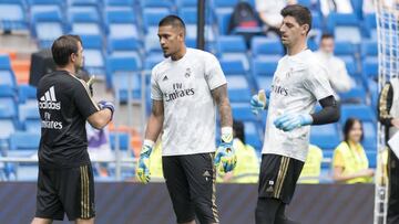 Courtois o Areola para mantener el muro fuera de casa