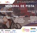 España ya tiene a sus elegidos para los Mundiales de pista