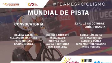 Espa?a ya tiene a sus elegidos para los Mundiales de pista