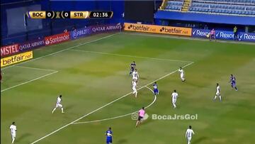 Almendra metió un golazo para tranquilizar a Boca en La Bombonera