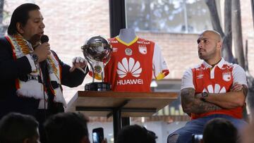 Omar Pérez, jugador de Santa Fe