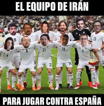 Los memes sufren a la par de España contra Irán