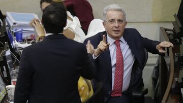 &Aacute;lvaro Uribe V&eacute;lez, expresidente colombiano.