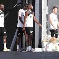 Posible alineación del Valencia contra el Espanyol