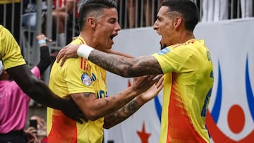 Daniel Muñoz recibe un emotivo mensaje de James Rodríguez