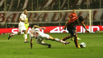 Imagen del partido entre Unión e Independiente.