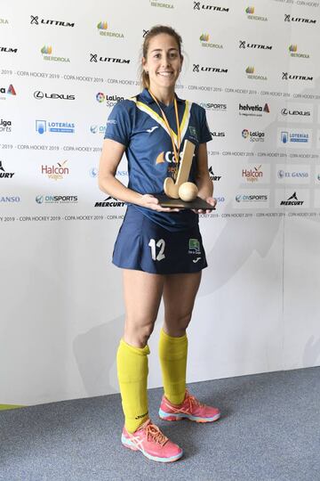 María López, mejor jugadora de la Copa de la Reina Iberdrola.