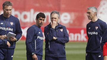 Joaquín Caparrós, en un entrenamiento.