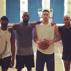 LeBron, a un Ben Simmons de 17 años: "Podrías ser mejor que yo"