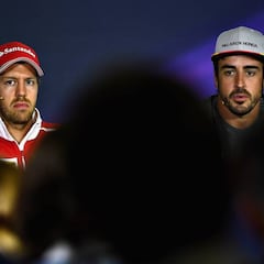 Vettel: “¿Alonso conmigo en Ferrari? Yo no firmo los contratos”