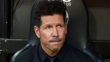 Simeone en Mestalla.