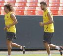 Piqué y Puyol se entrenan con normalidad y podrían estar contra el Mallorca