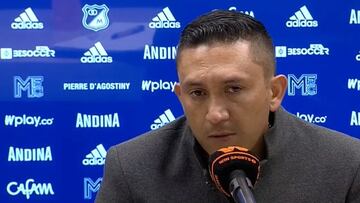 El técnico de Atlético Huila expresó su inconformismo con el arbitraje y el tema de la adición.