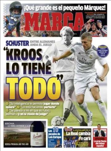 Portadas de la prensa deportiva