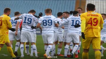 Un mermado Dinamo Kiev refuerza el liderato antes de recibir al Barcelona