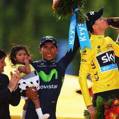 Urán y otros podios de Colombia en el Tour de Francia