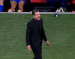 La protesta de Simeone al árbitro: habló a gritos de Vinicius con un mensaje directo