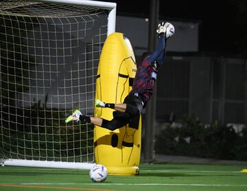 Primer entrenamiento en campo de la Selección Colombia de cara al amistoso ante Paraguay en Fort Lauderdale.