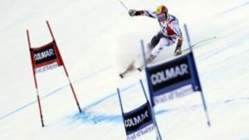 El austriaco Marcel Hirscher durante su competición en Val d'Isere.