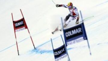 El austriaco Marcel Hirscher durante su competici&oacute;n en Val d&#039;Isere.