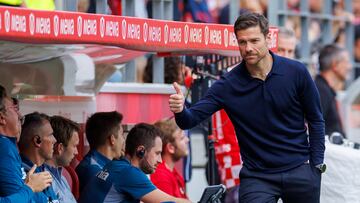 Xabi Alonso, en el partido de la Bundesliga ante el Mainz 05.