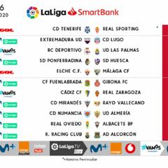 Ya se conocen los horarios de la jornada 26 de LaLiga SmartBank