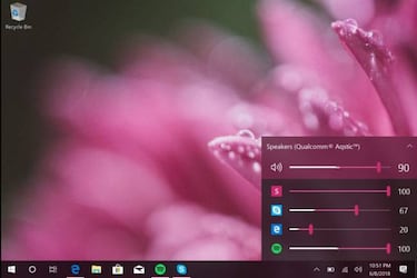 Cómo regular todas las apps de Windows 10 desde la barra de tareas